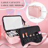 Bolso De Maquillaje Rosa Super Grande Con Luces Led 1