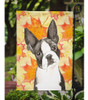Caroline's Treasures Ck1849gf Fall Leaves Boston Terrier Gar 2 Caroline's Treasures Ck1849gf Fall Leaves Boston Terrier Gar 2