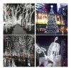 Paquete De 4 Luces Led De 20 Pies, 60 Luces Led Con Pilas, C 6