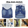 Ropa Para Mascotas, Chaqueta De Mezclilla Con 3