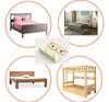 Socell 4 Sets Soportes De Riel De Cama Accesorios De Riel De 4
