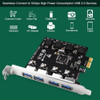 Tarjeta De Expansión Feb Smart 4 Puertos Usb 3.0 5gbps Pci 3