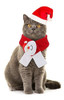 Qkurt Ropa De Disfraces De Navidad Para Mascotas, Bufanda De 2 Qkurt Ropa De Disfraces De Navidad Para Mascotas, Bufanda De 2