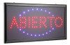 Cartel Led Abierto Para Comercios Tienda Kiosko Shopping 0