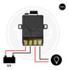 Receptor Rf 60a Con Control Remoto 433mhz Barra De Led 4x4 5