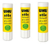 Uhu Stic 8,2 Chico Pegamento Adhesivo  Barra X 3 Unidades 0