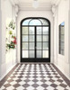 Porcelanato Piso Calcareo Volta 19,1x19,1  X Caja Negro Blan 2