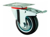 Rueda Giratoria De Goma Con Freno 75 Mm 0 Rueda Giratoria De Goma Con Freno 75 Mm 0