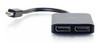 C2g 54290 Mini Puerto De Pantalla Para Divisor De Monitor De 6