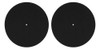 Alfombra De Equipo Dj, 2 Pack Plato Giratorio Felpa Fieltro 0