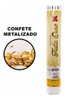 2 Lança Confete Dourado Metalizado 2
