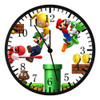 Reloj De Pared Mario Luigi De 12 Pulgadas Decoración De Pare 0