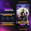 Tarjeta Invitación Merlina/ Wednesday - Digital 2
