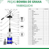 Bomba De Graxa Yamaguchi 7kg Com Disco Raspador 3
