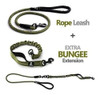 Correa Elastica Para Perro (verde Oscuro) 1