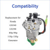 Carburador Repuesto Para Generadores 9 A 15hp C/ Solenoide 4