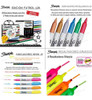 10 Marcador Sharpie Negro Punta Fina Dibujo Indeleble 3