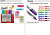 10 Marcador Sharpie Negro Punta Fina Dibujo Indeleble 4