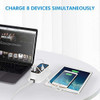 Cargador Usb Múltiple, 8 Puertos Estación De Carga De Escrit 6