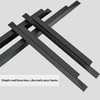 Tiradores De Aluminio Negro / 10 Unidades. 7