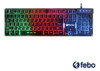Teclado Negro Retroiluminado Gamer Meetion Febo 1