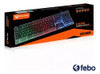 Teclado Negro Retroiluminado Gamer Meetion Febo 5
