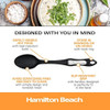 Hamilton Beach Cuchara Sólida De Nailon Para 4