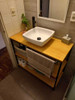 Mueble Baño Hierro Madera C/protector Y Sellado Industrial 2 Mueble Baño Hierro Madera C/protector Y Sellado Industrial 2