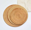 Posavasos Redondo De Ratan Buho Store 4