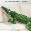 Mmttao Cocodrilo De Peluche De 39 Pulgadas Realista Gran Coc 2