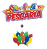 20 Peixinhos Pescaria Festa Junina + Placa De Sinalização 0