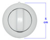 2 Perillas Para Horno Longvie 590 Color Blanco 8mm 1