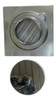 Rejilla 10x10 Acero Inoxidable Con Tapa Baño Desagüe Cromo 6