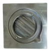 Rejilla 10x10 Acero Inoxidable Con Tapa Baño Desagüe Cromo 7