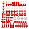 R N D Toys Juego De Adornos De Cana De Caramelo  Bolas Inas 1 R N D Toys Juego De Adornos De Cana De Caramelo  Bolas Inas 1