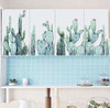 Vinilo Decorativo De Pared De Cactus, Plantas Verdes 4