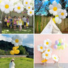 Globo Margarita Flor Decoración Fiesta Globos Flores 44cm 3 Globo Margarita Flor Decoración Fiesta Globos Flores 44cm 3