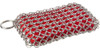 Almohadilla Fregado Lodge Chainmail, Rojo 0