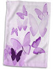 3d Rose Bastante Transparente Púrpura Mariposas Toalla De Ma 0