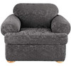 Surefit Home Décor Home Décor Stretch Jacquard Damask T-cush 0