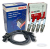 Kit Cables De Bujia + 4 Bujias Ford Taunus 2.0 2.3 Todos 0