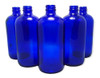 Frasco Vidrio Azul 500cc Ml Dispensador Válvula Cremera X2 4 Frasco Vidrio Azul 500cc Ml Dispensador Válvula Cremera X2 4