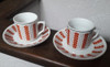 2 Pocillo Cafe Duo 50ml Taza Plato Porcelana Made In China 0