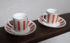 2 Pocillo Cafe Duo 50ml Taza Plato Porcelana Made In China 1