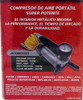 Mini Compresor Portatil 12v Aire Auto Moto Cuatriciclo 5/1 2
