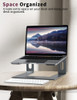Alashi Soporte Para Laptop Para Escritorio, Elevador De Comp 6