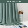 Homeideas Cortinas Aterciopeladas Color Azul Cscara De Huevo 3