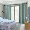 Homeideas Cortinas Aterciopeladas Color Azul Cscara De Huevo 5