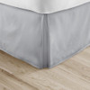 Linen Market Falda De Cama Plisada, Completa, Gris Claro 0 Linen Market Falda De Cama Plisada, Completa, Gris Claro 0