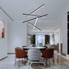 Zhllmq Candelabro Moderno Lineal De 5 Luces Led 5
